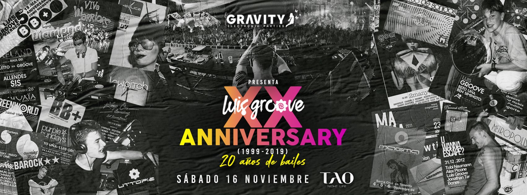 gravity presenta luis groove xx anniversary