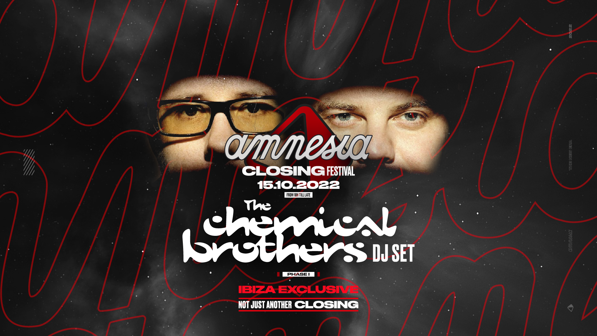 The Chemical Brothers “DJ SET” en el cierre del Festival Amnesia 2022 de Ibiza