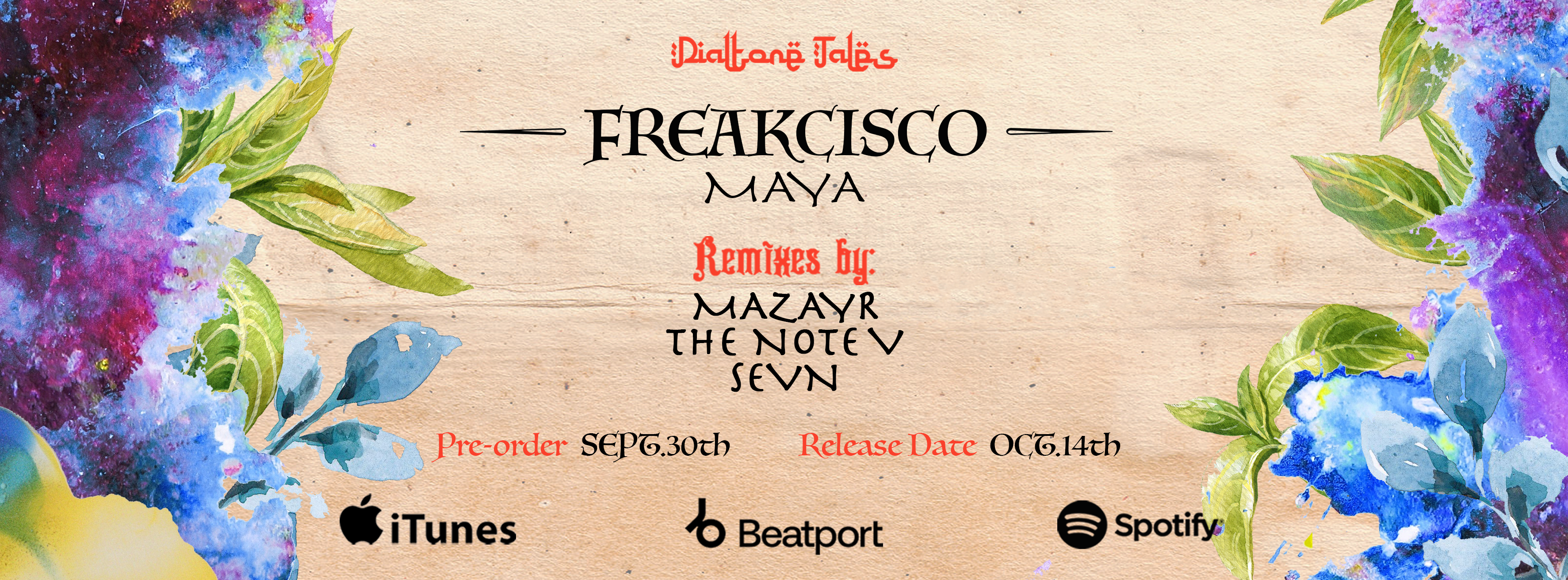 “Maya” es el titulo del nuevo EP de Freakcisco