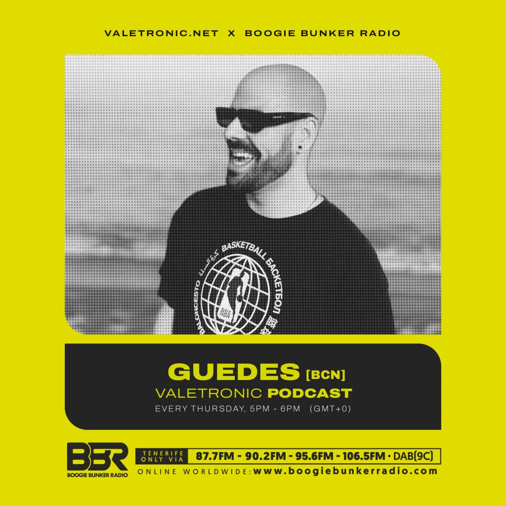 To kick off the month of October, we present the Valetronic Podcast 075. Exclusive vinyl set mixed by the Barcelona-based Venezuelan artist Guedes.