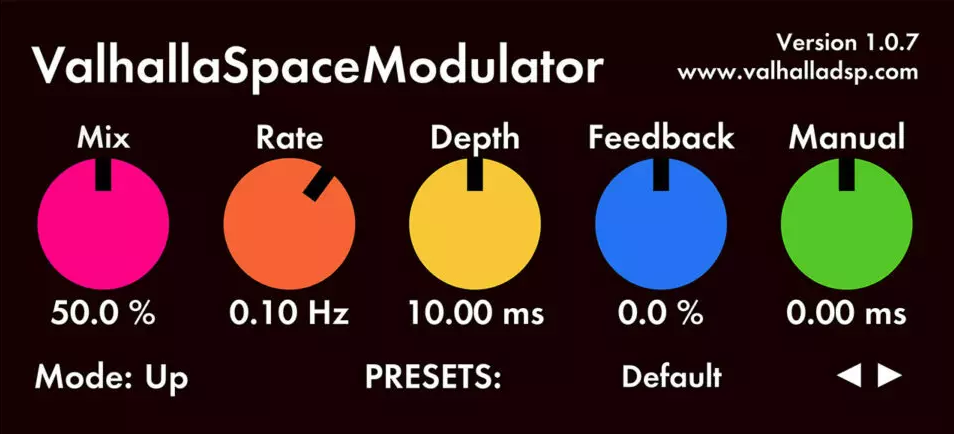 valhalla space modulator audio plugin