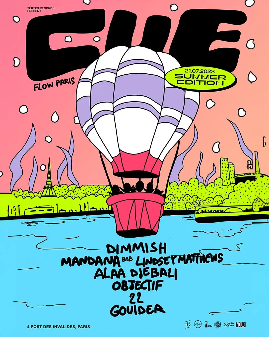 Téktox Records & Radikal Paris present “Cue: Summer Edition”