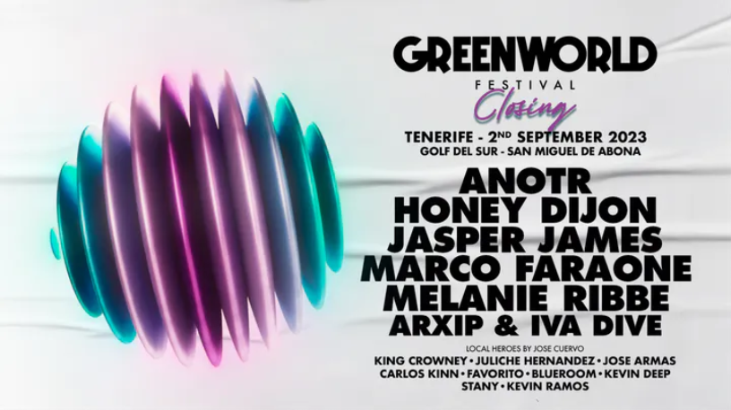 El GreenWorld Festival se despide de la temporada de 2023 con la reunión de un line-up internacional de primer nivel que tendrán cita el próximo 2 de septiembre. Una vez más, en las instalaciones del Golf de Sur, en el municipio sureño de San Miguel de Abona, Tenerife.